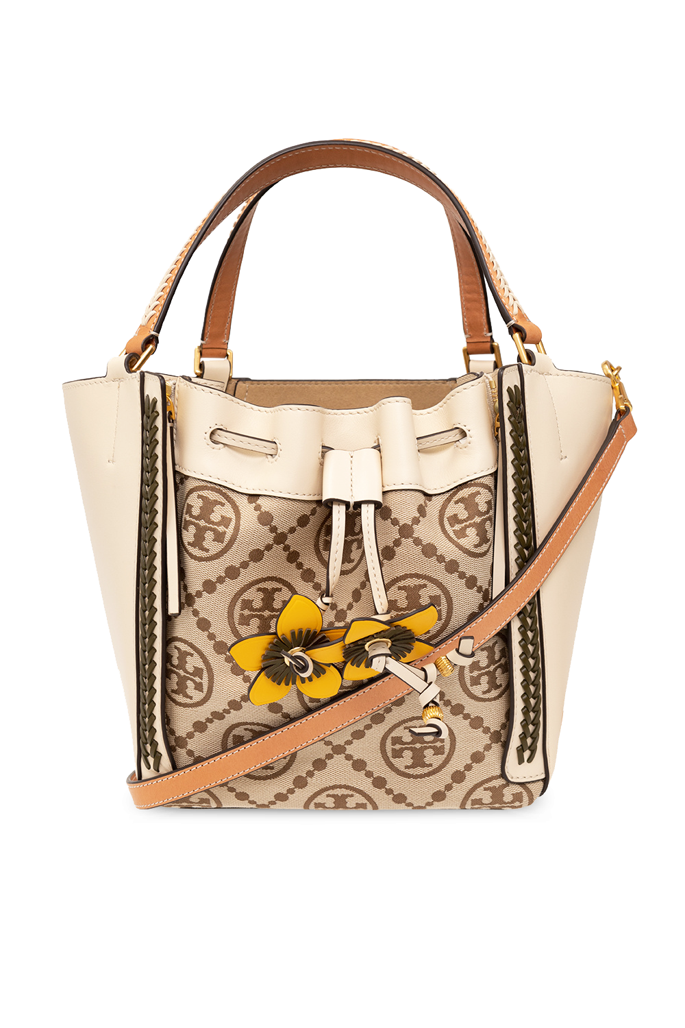 Tory burch mcgraw outlet tote gold